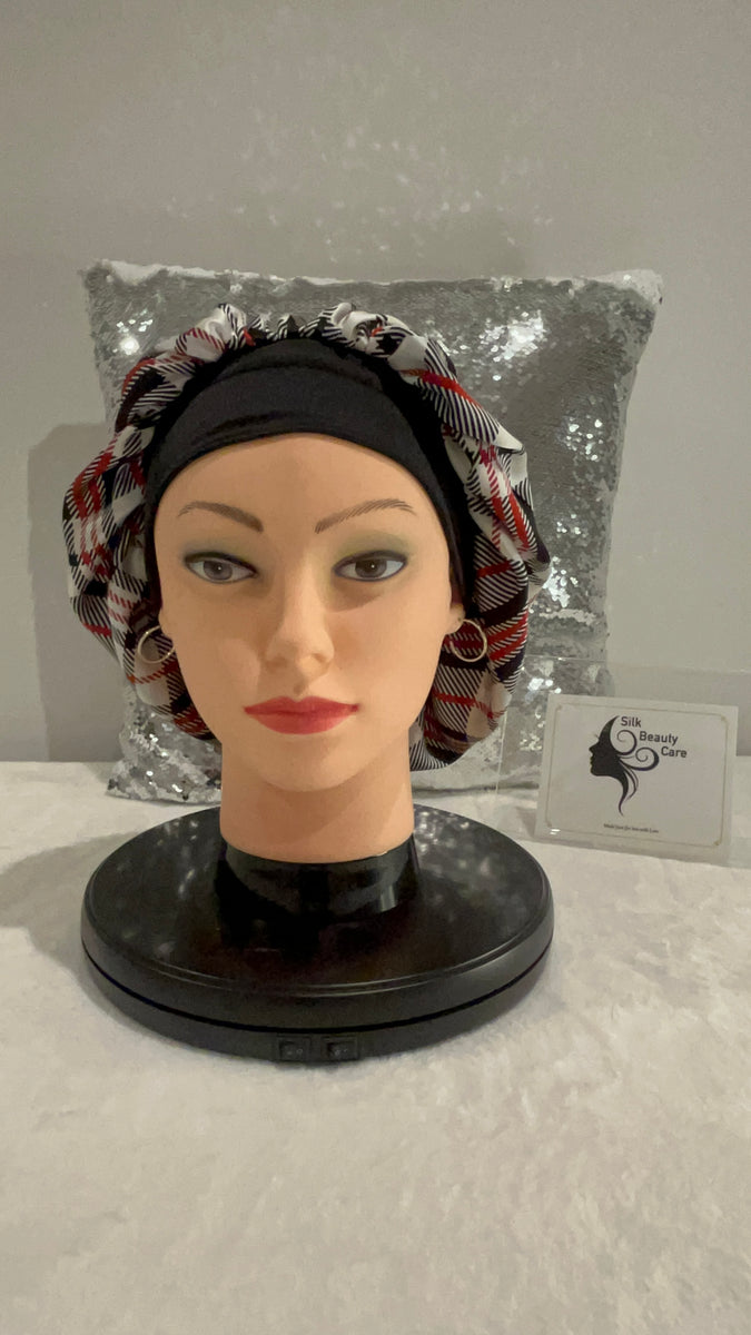 Designer Bonnet Style 4 Black Red Heart Eyes